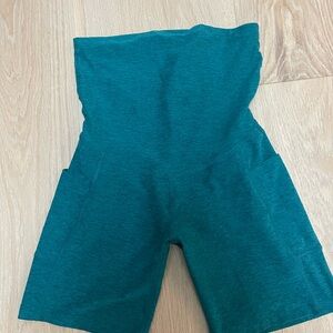 Beyond the Bump Teal Maternity Shorts